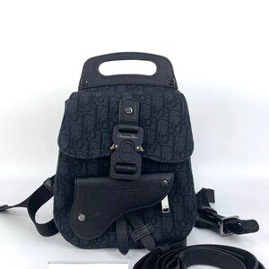 Dior Mini Gallop Backpack, black